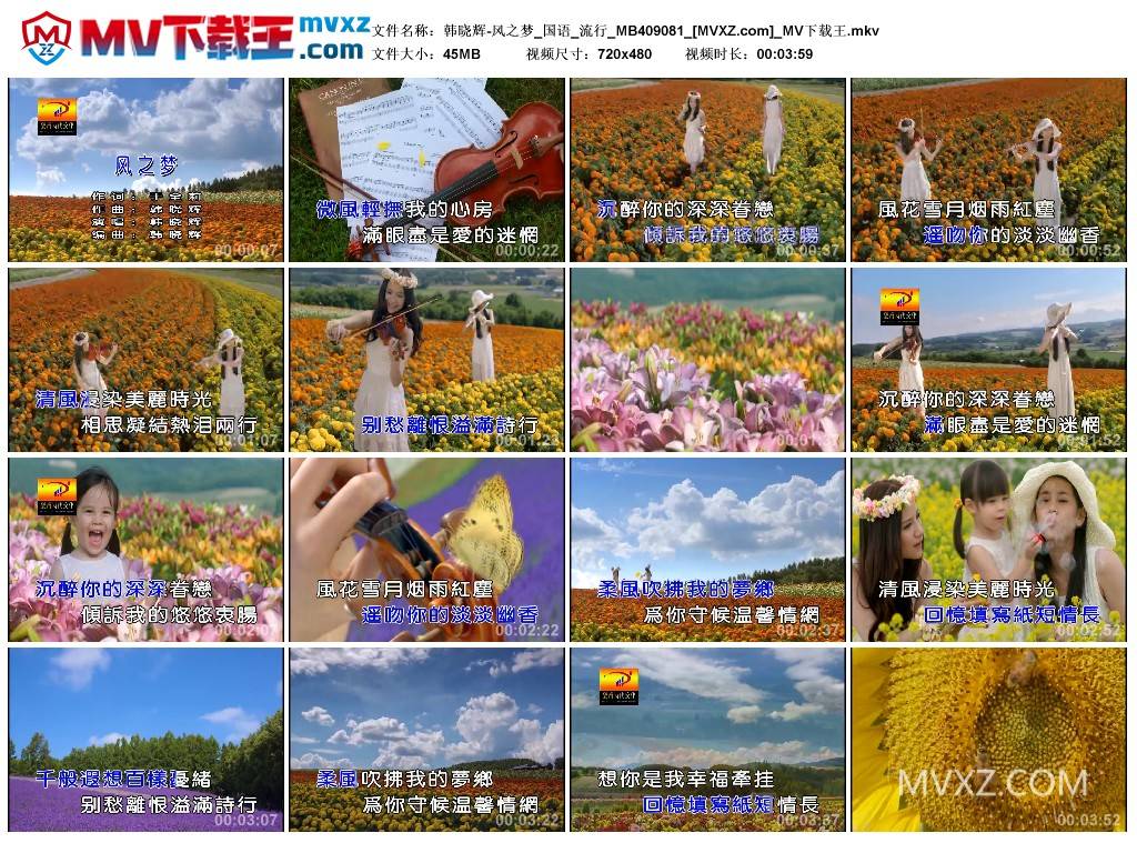 韩晓辉-风之梦_国语_流行_MB409081